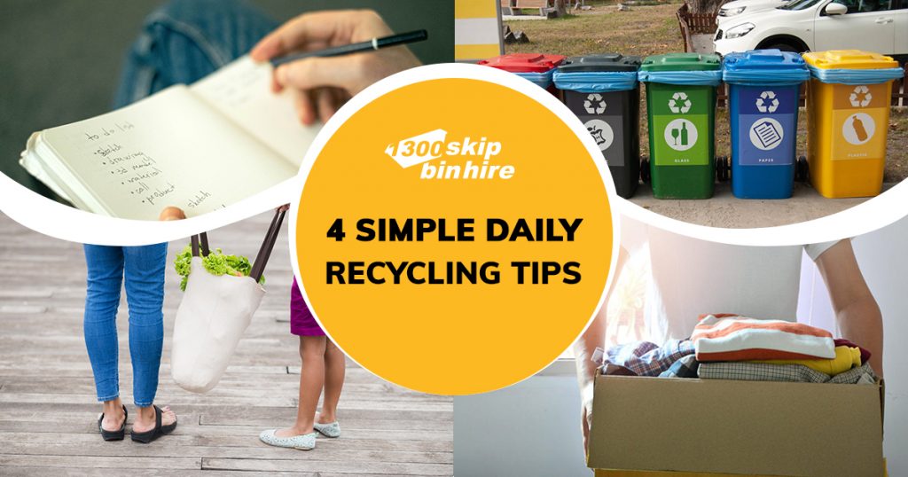 4 Simple Daily Recycling Tips